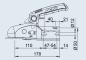 Preview: AL-KO Kugelkupplung AK 161 + Soft-Dock + Distanzstücke Ø 35/45 mm