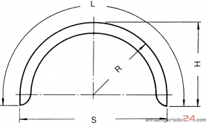 Hinterradkotflügel aus verzinktem Stahlblech