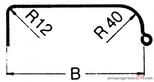 Hinterradkotflügel aus verzinktem Stahlblech