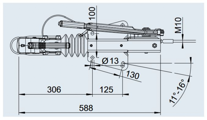 Auflaufeinrichtung AL-KO V 60 S/2