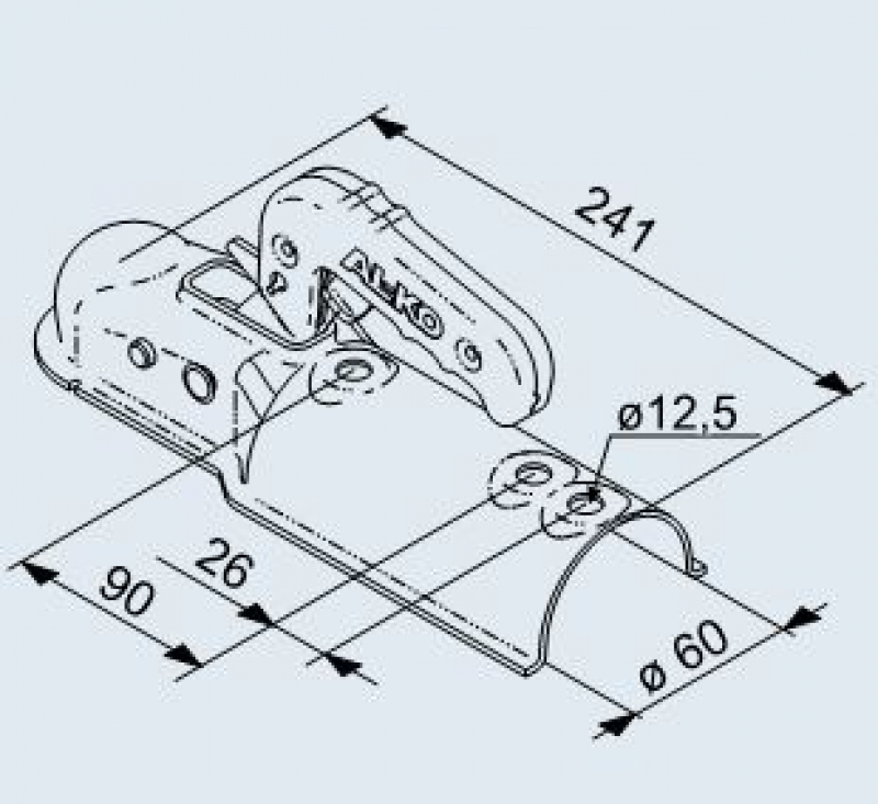 AL-KO Kugelkupplung AK 7 Ausf.: B