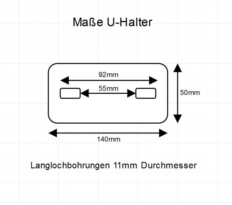 Kielrolle Spulenform 130 mm + U-Halter