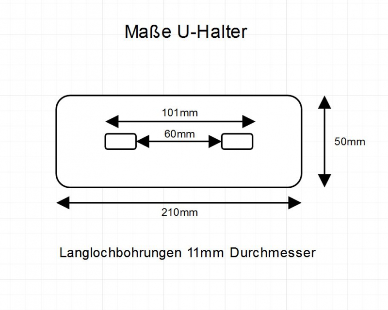 Kielrollenhalter für 200 mm Kielrolle