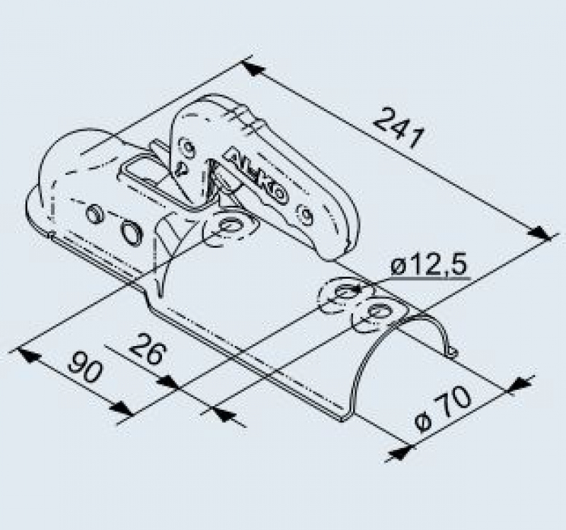 AL-KO Kugelkupplung AK7 Ausf.: C