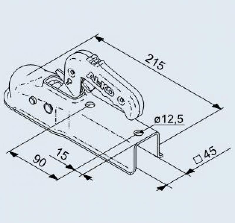 AL-KO Kugelkupplung AK 7 Ausf.: G