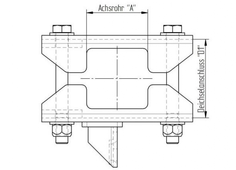 KNOTT Klemmschalensatz 60 / 60 mm